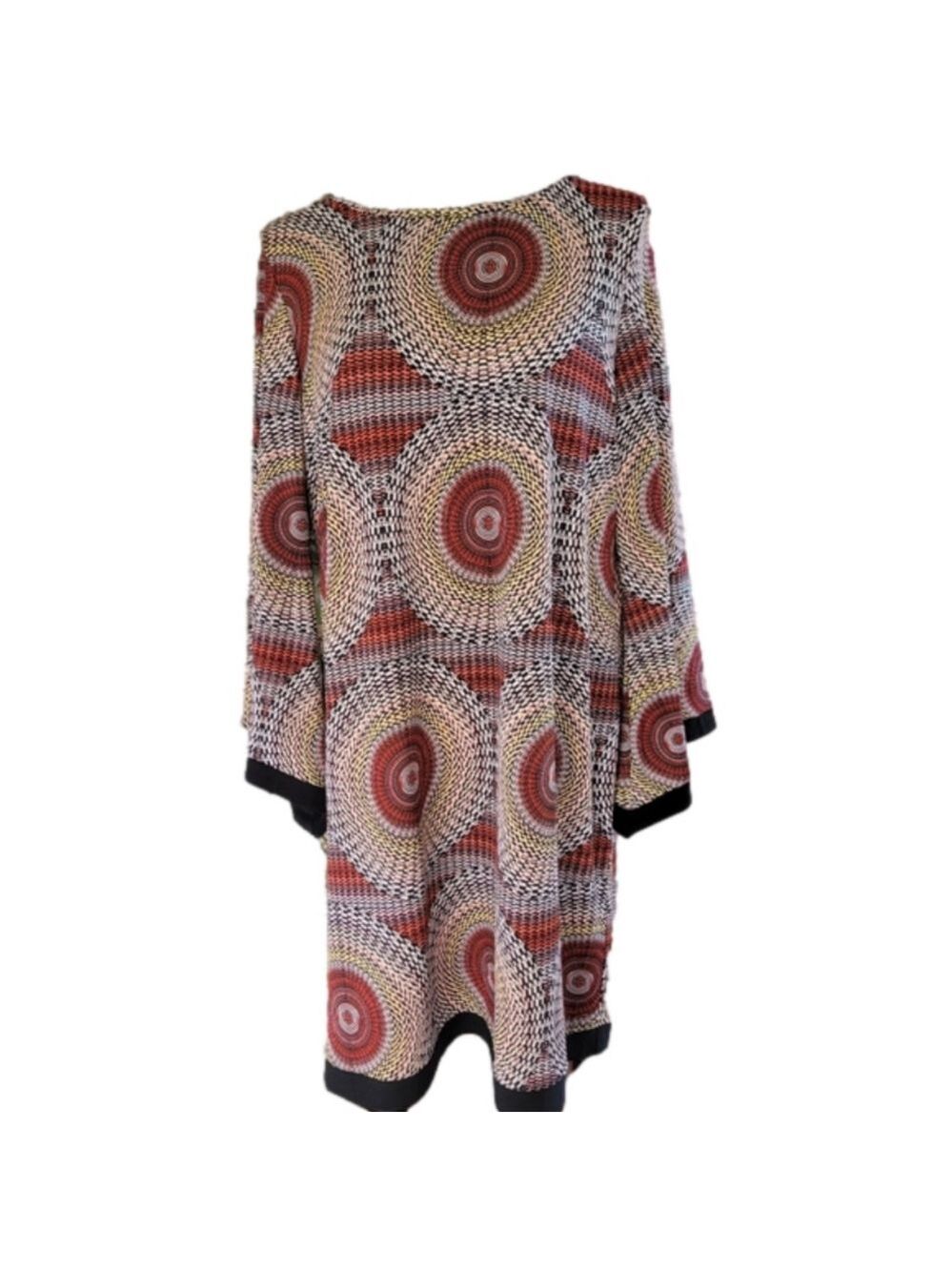 Emma & Michelle Angel Sleeve Sheath Dress Size Large EUC